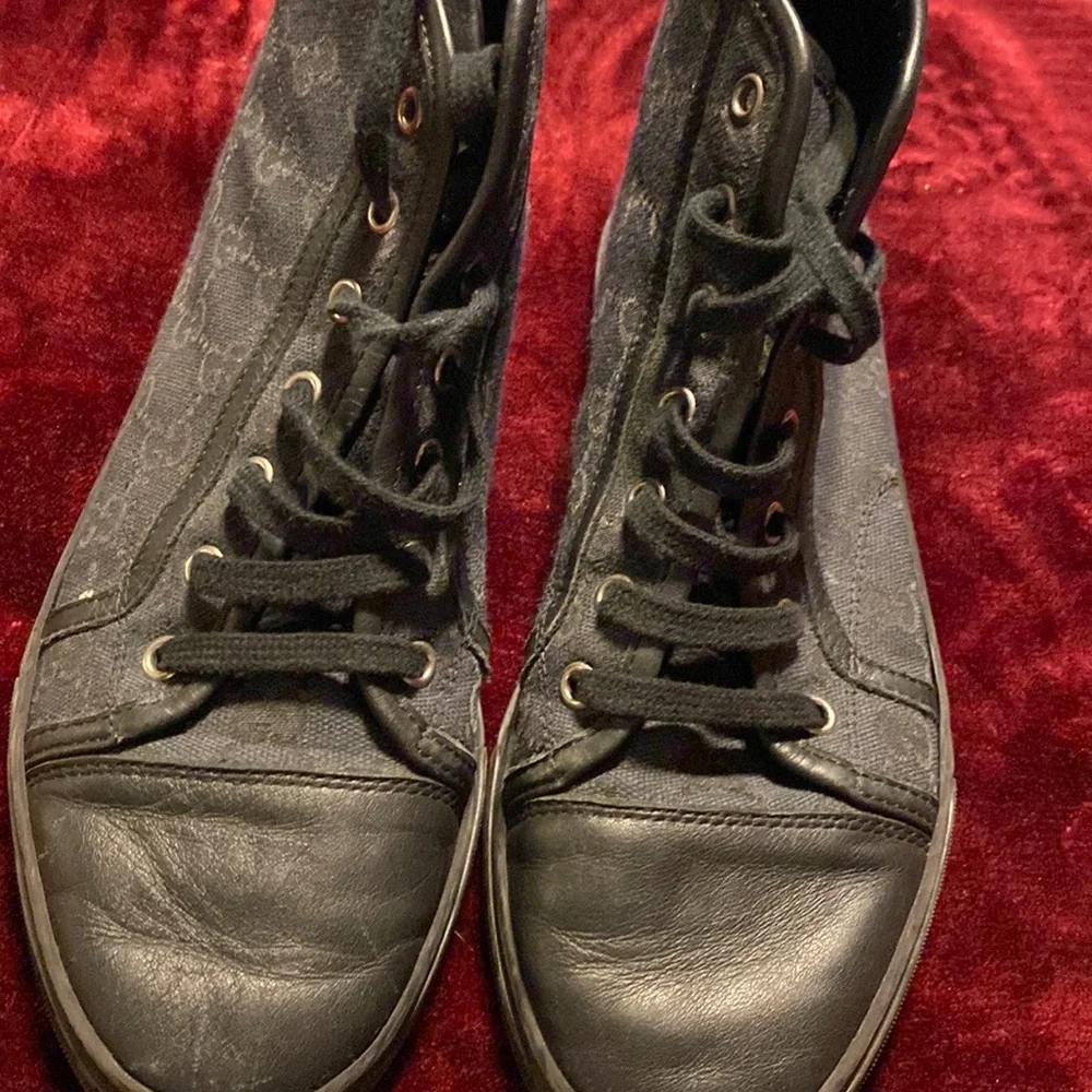 Gucci Black High-Top Sneakers